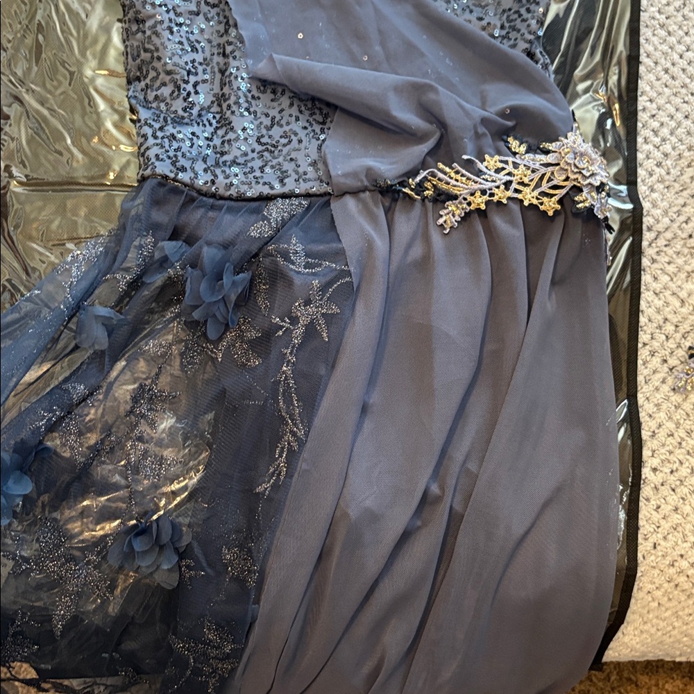 Elegant Lavender Dance Costume Dress - Picture 9 of 10